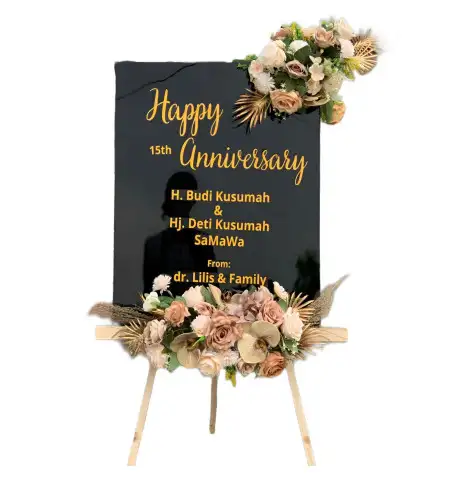 Papan Bunga Akrilik Asemdoyong